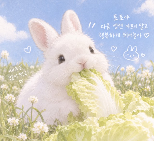 토토언니🐰의 추모 사진